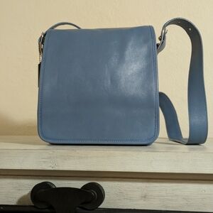 Coach Vintage 9335 Legacy Beautiful Studio Bag in Periwinkle Blue